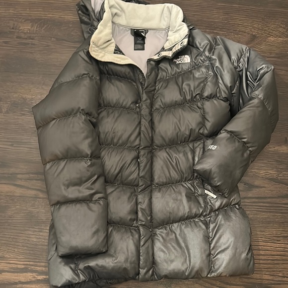 The North Face Charcoal Puffer Jacket